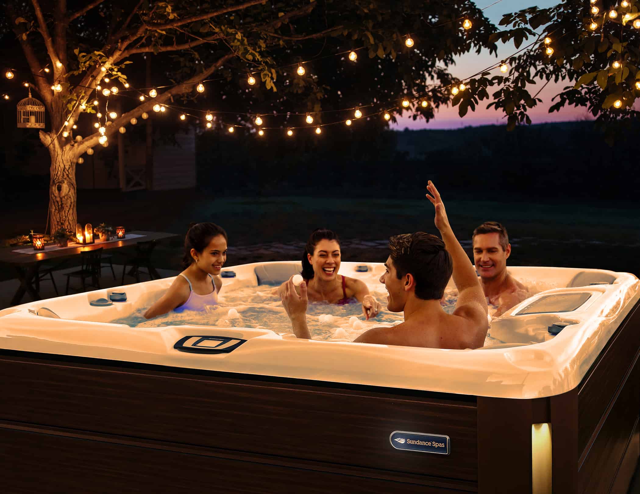 Sundance Spas 880 Lifestyle Night