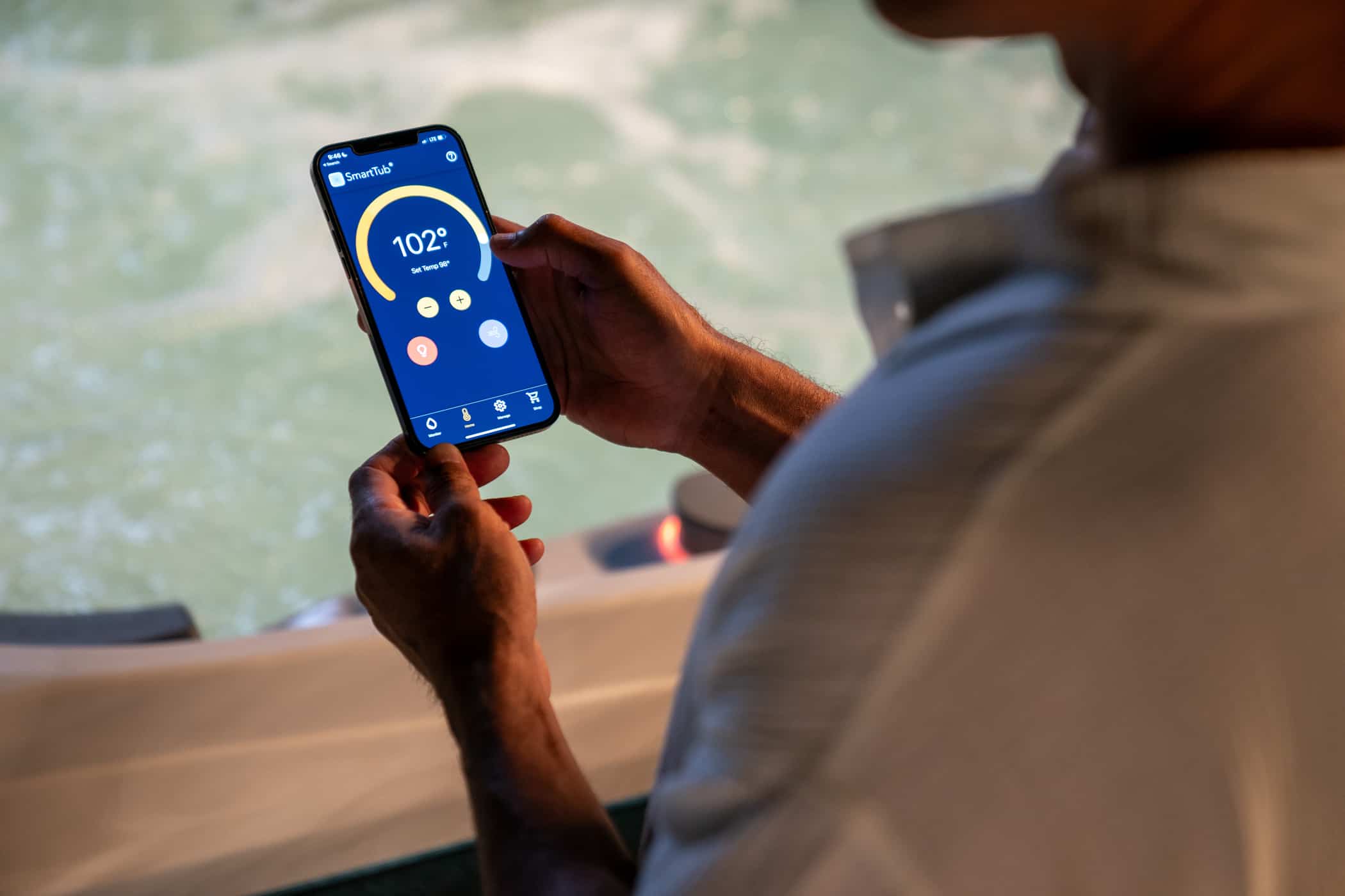 smart hot tub features