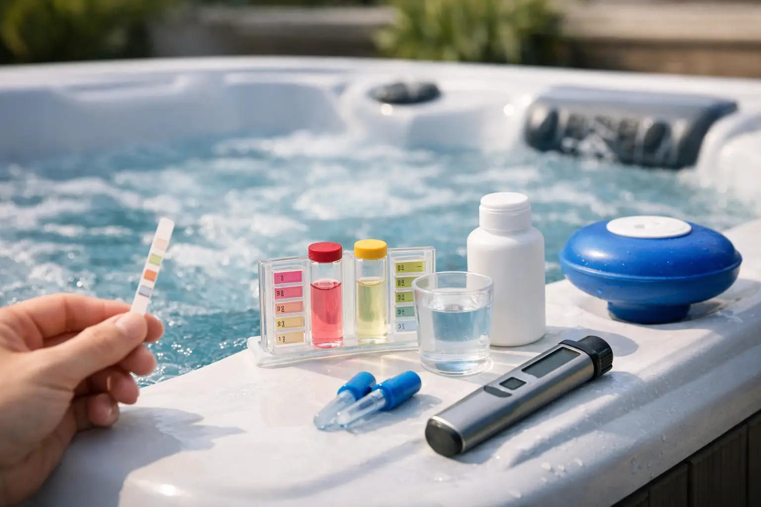 Hot Tub Water Testing for a Cleaner Soak