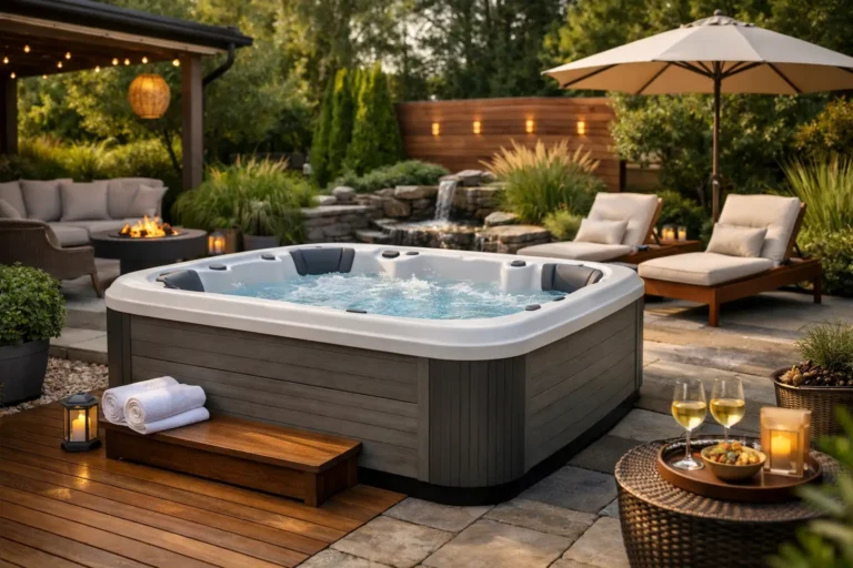 8 Hot Tub Patio Makeover Examples to Love