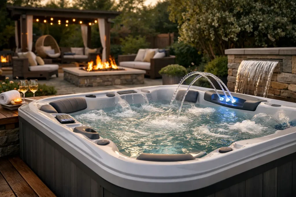 best hot tub features for a better backyard