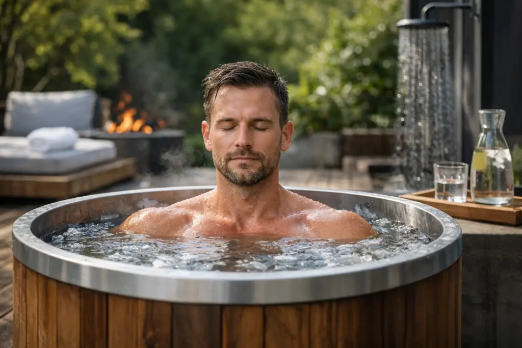 cold plunges for a better backyard routine
