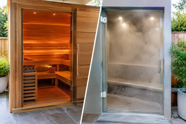 Sauna Versus Steam Room for Your Backyard Home