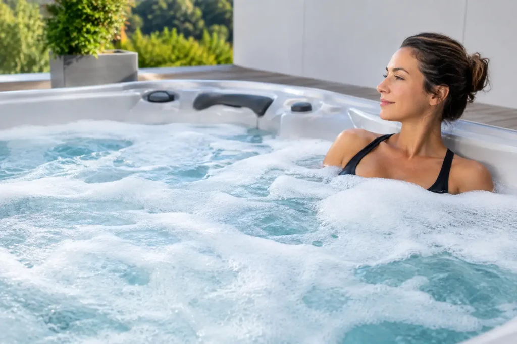 why hot tubs foam and how to clear it fast